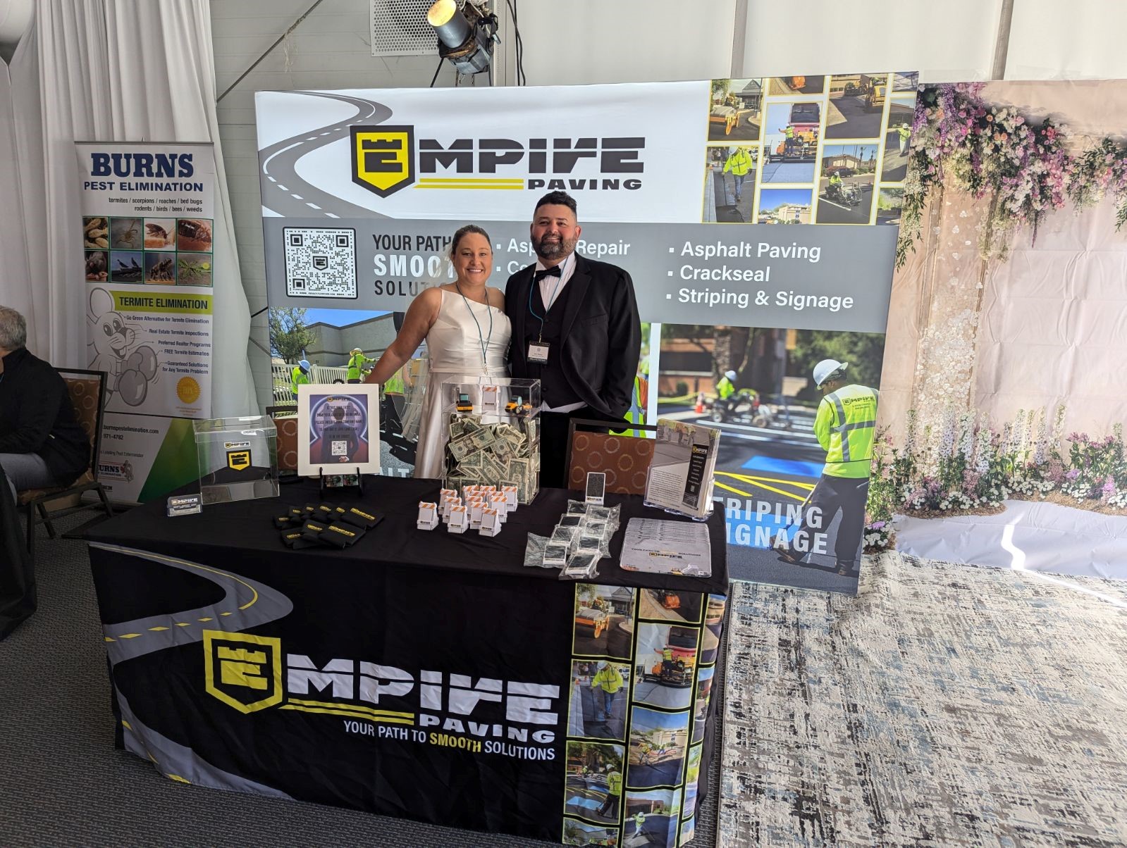 Empire Paving Booth CANStruction 2023